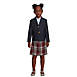 School Uniform Girls Plaid Box Pleat Skirt Top of the Knee, alternative image