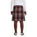 Girls Plaid Box Pleat Skirt Top of the Knee, Back