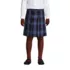 School Uniform Girls Plaid Box Pleat Skirt Top of the Knee, Front