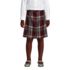 Girls Plaid Box Pleat Skirt Top of the Knee, Front