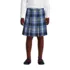 School Uniform Girls Plaid Box Pleat Skirt Top of the Knee, Front