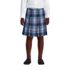School Uniform Girls Plaid Box Pleat Skirt Top of the Knee, Front
