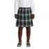 School Uniform Girls Plaid Box Pleat Skirt Top of the Knee, Front