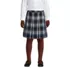 School Uniform Girls Plaid Box Pleat Skirt Top of the Knee, Front