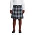 School Uniform Girls Plaid Box Pleat Skirt Top of the Knee, Front