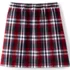 Girls Plaid Box Pleat Skirt Top of the Knee, Back