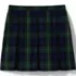 School Uniform Girls Plaid Box Pleat Skirt Top of the Knee, Back