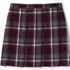 School Uniform Girls Plaid Box Pleat Skirt Top of the Knee, Back