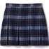School Uniform Girls Plaid Box Pleat Skirt Top of the Knee, Back