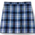 School Uniform Girls Plaid Box Pleat Skirt Top of the Knee, Back