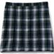 Girls Plaid Box Pleat Skirt Top of the Knee, Back