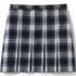 School Uniform Girls Plaid Box Pleat Skirt Top of the Knee, Back