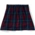 School Uniform Girls Plaid Box Pleat Skirt Top of the Knee, Back