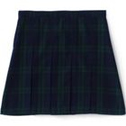 School Uniform Girls Plaid Box Pleat Skirt Top of the Knee