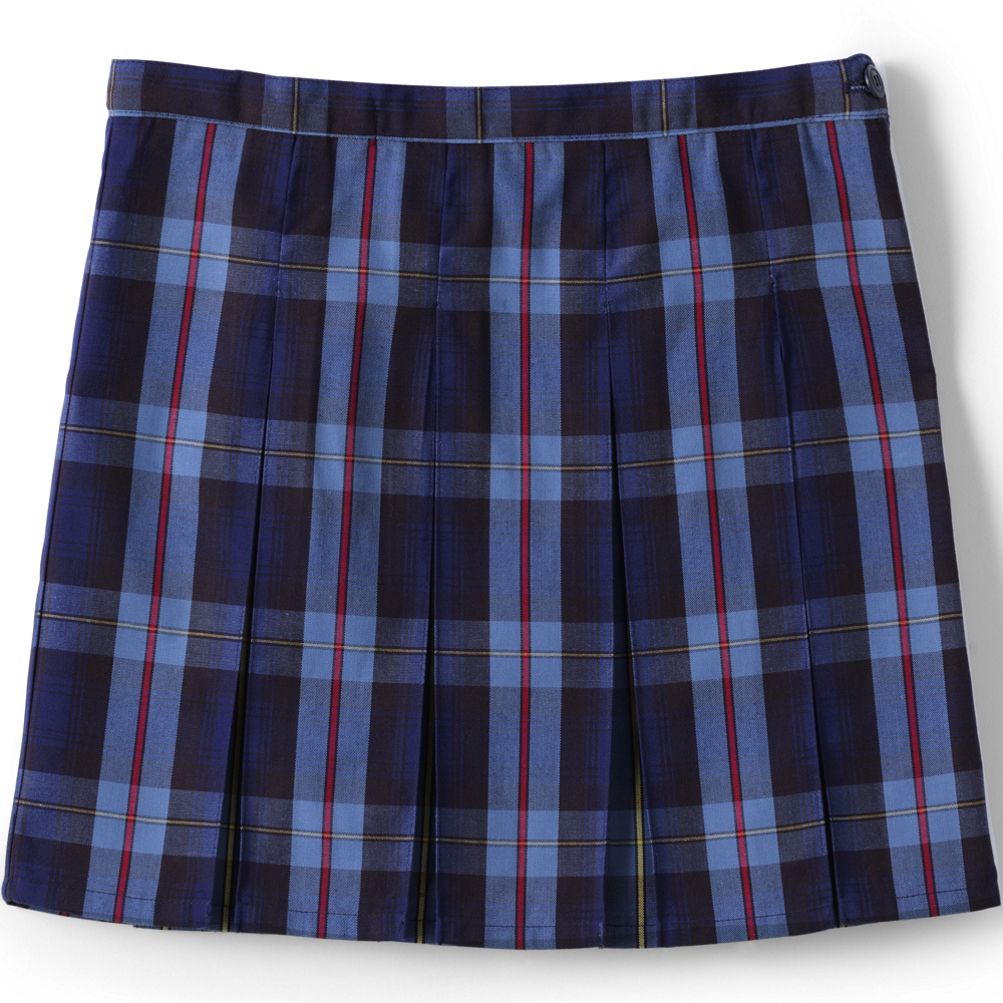 Blue plaid best sale school skirts