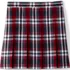 Girls Plaid Box Pleat Skirt Top of the Knee, Front