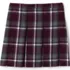 School Uniform Girls Plaid Box Pleat Skirt Top of the Knee, Front