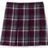 Girls Plaid Box Pleat Skirt Top of the Knee, Front