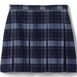 Girls Plaid Box Pleat Skirt Top of the Knee, Front