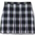 School Uniform Girls Plaid Box Pleat Skirt Top of the Knee, Front