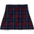 Girls Plaid Box Pleat Skirt Top of the Knee, Front