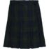 School Uniform Girls Plaid Box Pleat Skirt Top of the Knee, Front