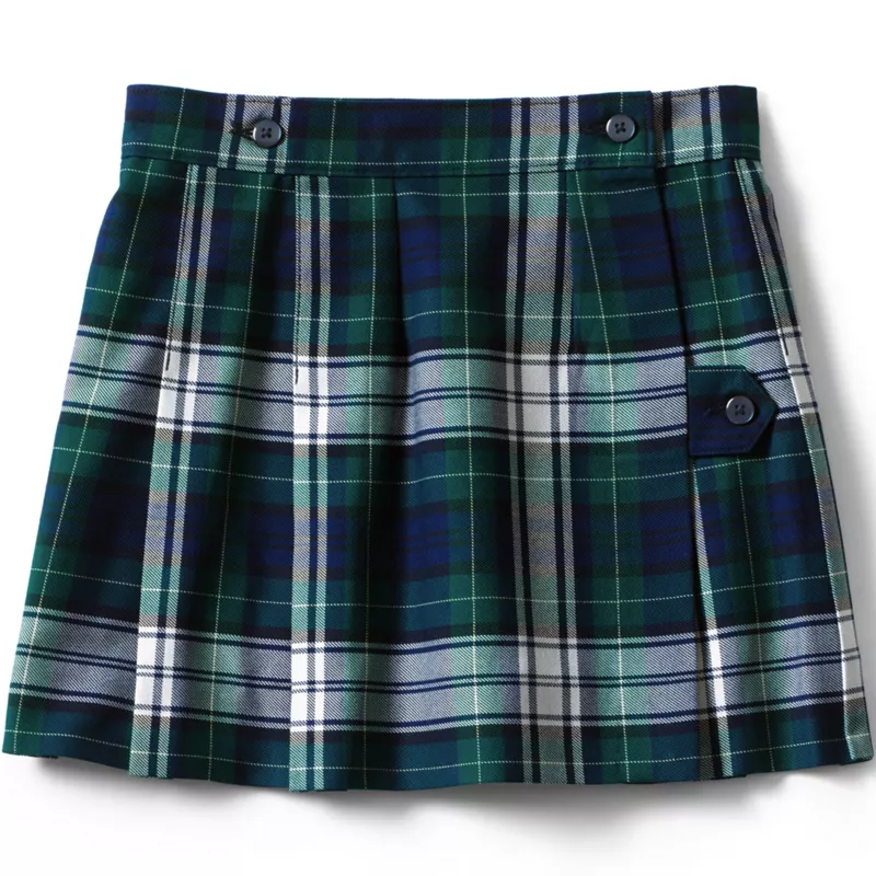 Custom Girl Plaid Kilt Above the Knee, Front