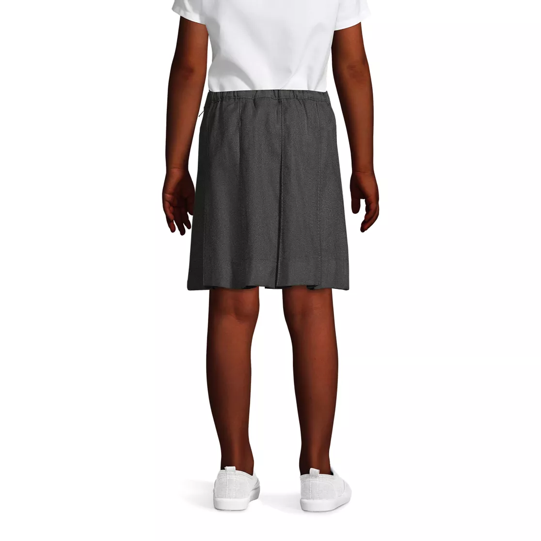 School Uniform Girls Box Pleat Skirt Above The Knee