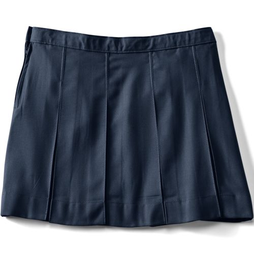 School Uniform Girls Ponte Pleat Skirt at the Knee