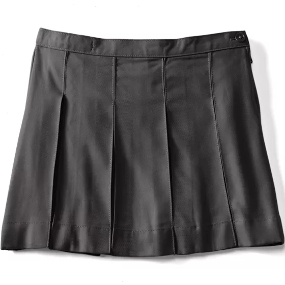 School Uniform Girls Box Pleat Skirt Above the Knee - primary