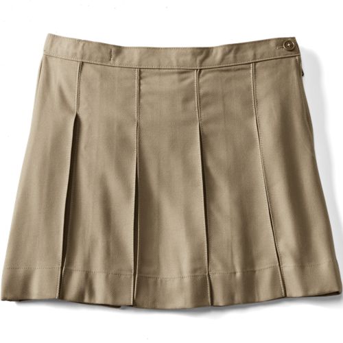 Khaki skirt 2025 lands end