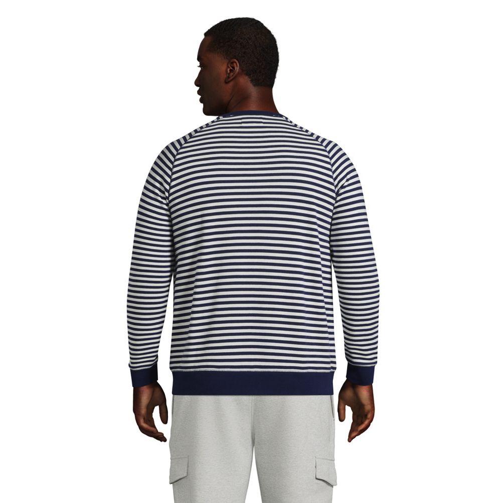 Men's Big French Terry Crewneck Sweatshirt Pattern