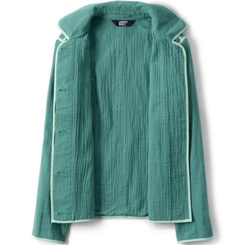 Women's Gauze Textured Cotton Jacket - image 2