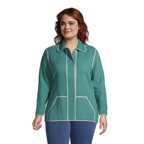 Lands end shop plus size jackets