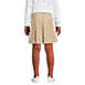 School Uniform Girls Poly-Cotton Box Pleat Skirt Top of Knee, Back
