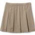 Girls Poly-Cotton Box Pleat Skirt Top of Knee, Back
