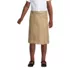 Girls Solid A-line Skirt Below the Knee, Front