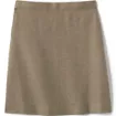 School Uniform Girls Solid A-line Skirt Below the Knee