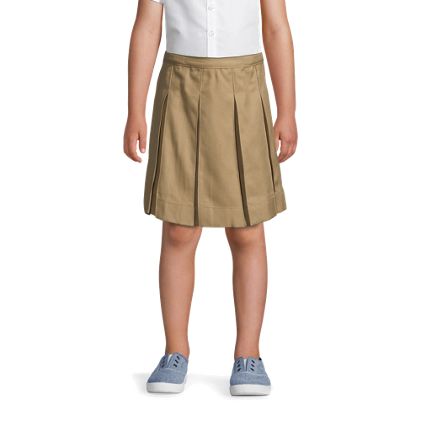 School Uniform Girls Box Pleat Skirt Top of Knee - image 2
