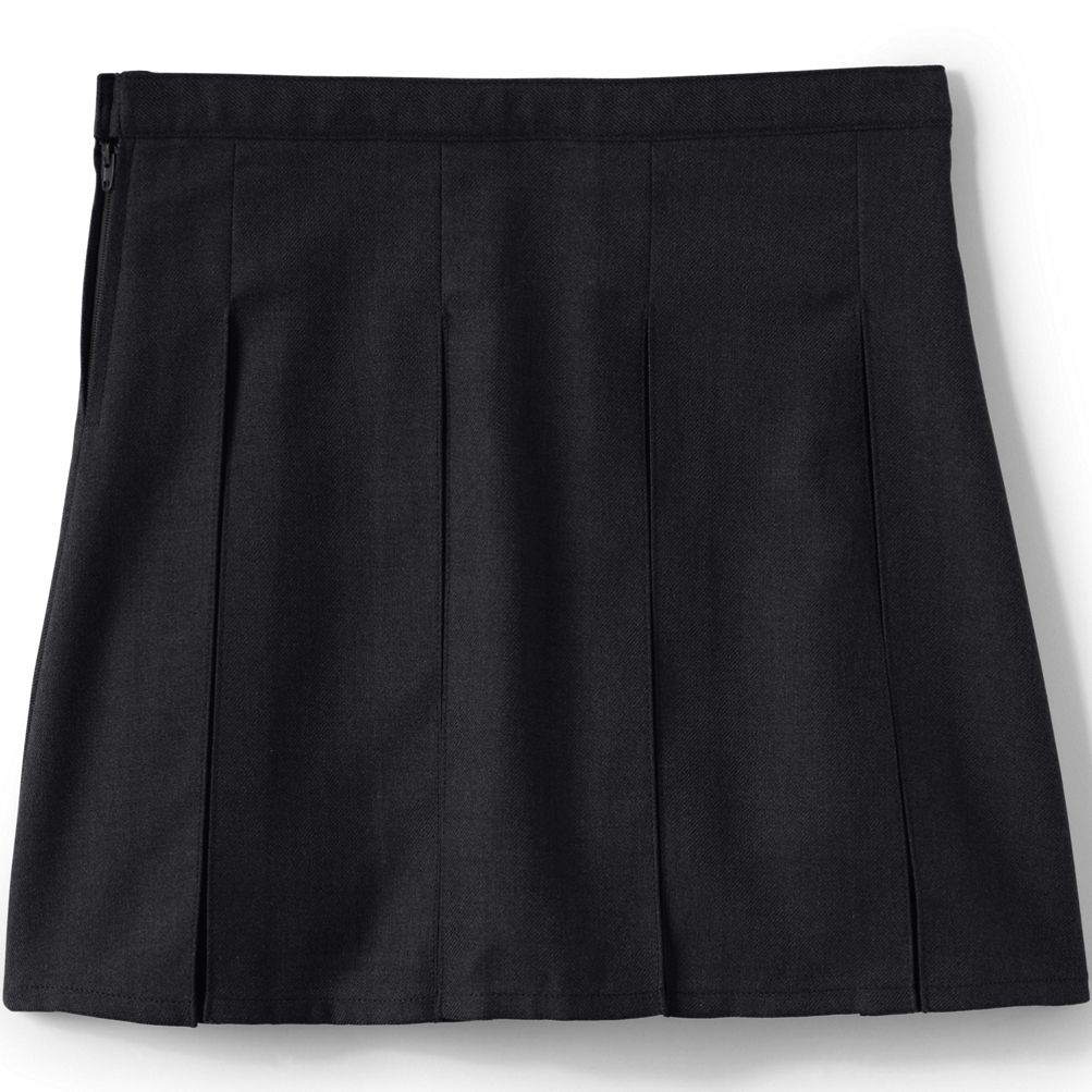School Uniform Girls Box Pleat Skirt Top of Knee