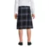 School Uniform Girls Plus Plaid A-line Skirt Below the Knee, Back