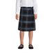 Girls Plus Plaid A-line Skirt Below the Knee, Front