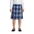 Girls Plus Plaid A-line Skirt Below the Knee, Front