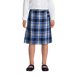 Girls Plaid A-line Skirt Below the Knee, Front