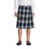 Girls Plus Plaid A-line Skirt Below the Knee, Front