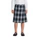 Girls Plaid A-line Skirt Below the Knee, Front