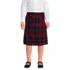 Girls Plus Plaid A-line Skirt Below the Knee, Front