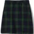 School Uniform Girls Plaid A-line Skirt Below the Knee, Back