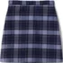 School Uniform Girls Plus Plaid A-line Skirt Below the Knee, Back