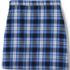 Girls Plus Plaid A-line Skirt Below the Knee, Back